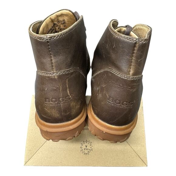 NWOT BOGS Chukka Boots Women'S 9 Pearl Brown Leather Waterproof Booties - Picture 3 of 13